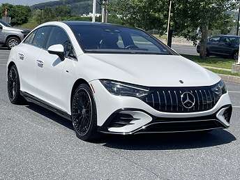 White Mercedes-Benz EQE Sedan 2023