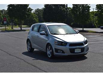 Silver Chevrolet Sonic LTZ 2012