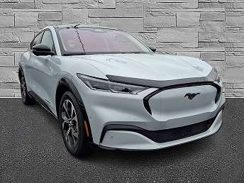 White Ford Mustang Mach-E SUV 2021