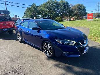 Blue Nissan Maxima S 2017