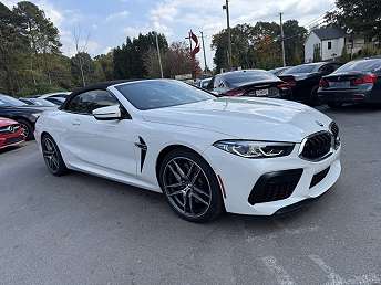 Blue BMW M8 Convertible 2020