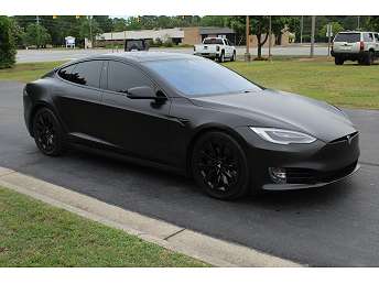 Black Tesla Model S Sedan 2016