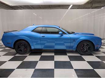 Blue 2018 Dodge Challenger Coupe