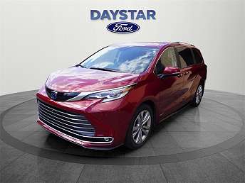 Red Toyota Sienna Minivan 2021