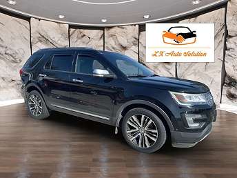 Black Ford Explorer SUV 2017