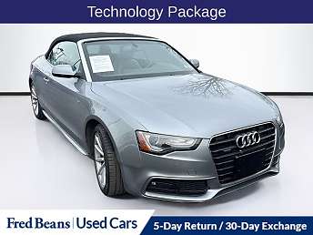 Gray Audi A5 Convertible 2015