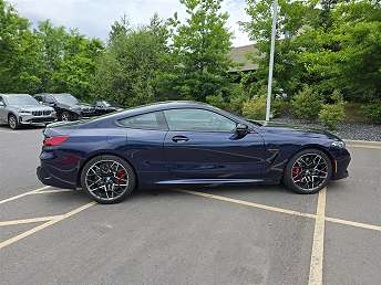 Blue BMW M8 Coupe 2023