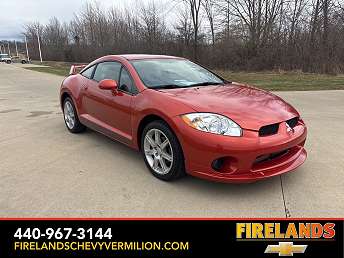 Orange Mitsubishi Eclipse Coupe 2008