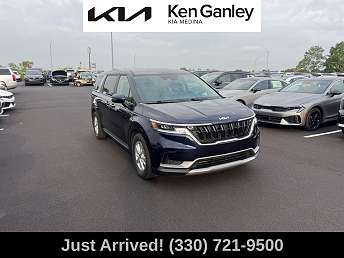Blue Kia Carnival Minivan 2024
