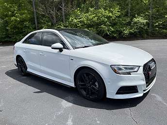 White Audi A3 Sedan 2019