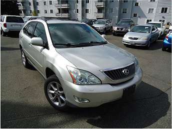 Silver Lexus RX 350 2008