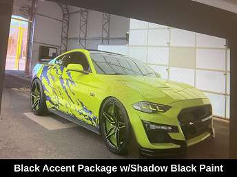 Green Ford Mustang Coupe 2020