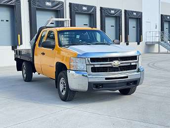 Orange Silverado 2500HD Pickup 2009