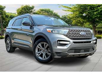 Gray Ford Explorer SUV 2022