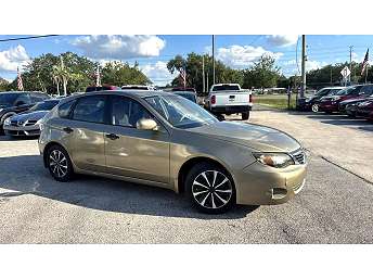 Gold Subaru Impreza 2.5i 2008