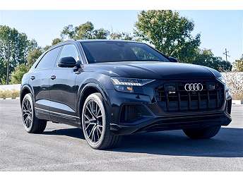 Black Audi SQ8 SUV 2021