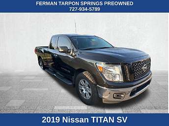 Black Nissan Titan Pickup 2019