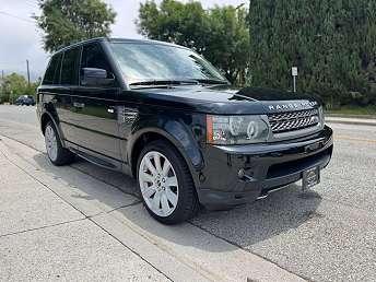 Black Land Rover Range Rover Sport Supercharged 2011