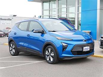 Blue Chevrolet Bolt EUV SUV 2022