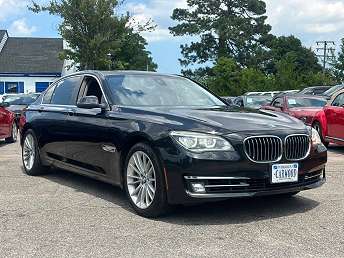 Black BMW 7 Series 750Li xDrive 2014