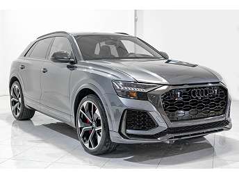 Gray Audi RS Q8 SUV 2022