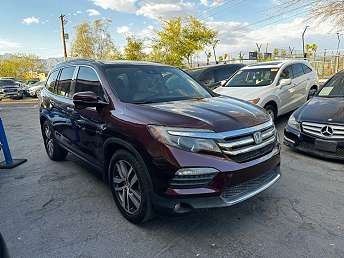 Burgundy Honda Pilot Touring 2017
