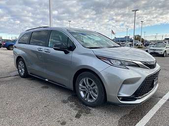 Silver Toyota Sienna Minivan 2023