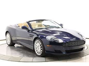 Blue Aston Martin DB9 Convertible 2008