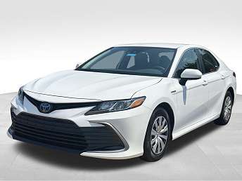 White Toyota Camry LE 2021