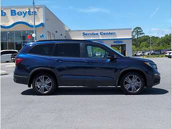 Blue Honda Pilot SUV 2022