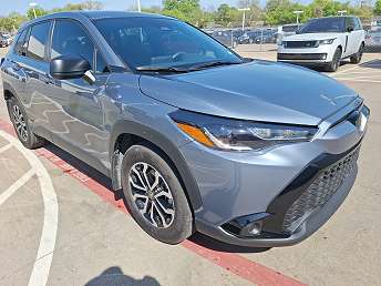 Blue Toyota Corolla Cross SUV 2024