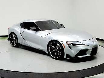 Silver Toyota GR Supra Coupe 2021