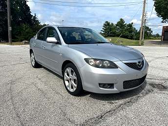 Silver Mazda3 Sedan 2008