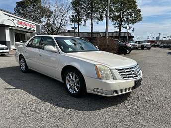 White Cadillac DTS Sedan 2011