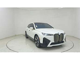 White BMW iX SUV 2024