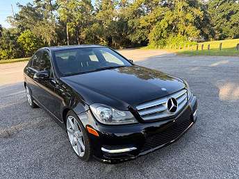 Black Mercedes-Benz C-Class C 350 2013