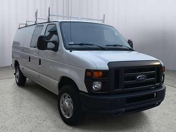 Black Ford Econoline Van 2011