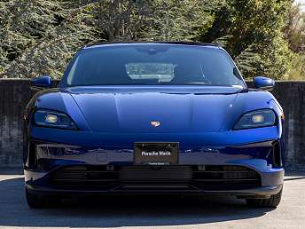 Blue Taycan Sedan 2025