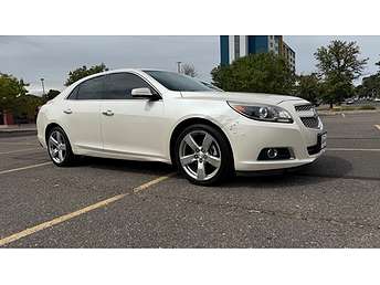 White Chevrolet Malibu LTZ 2013