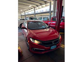 Red Honda Civic Sedan 2021