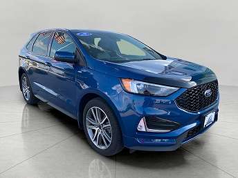 Blue Ford Edge ST Line 2022