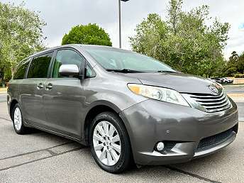 Gray Toyota Sienna Limited 2011