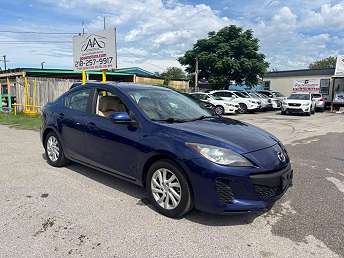 Blue Mazda Mazda3 Sedan 2012