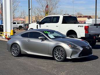 Silver Lexus RC Coupe 2016