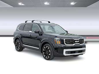 Black Kia Telluride SUV 2024