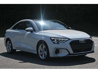 White Audi A3 Sedan 2023