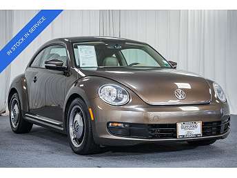 Brown Volkswagen Beetle Hatchback 2013
