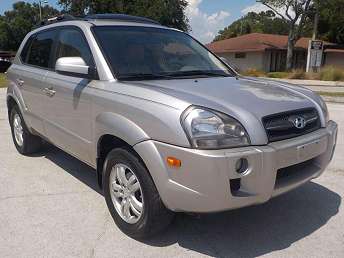 Silver Hyundai Tucson Limited Edition 2006