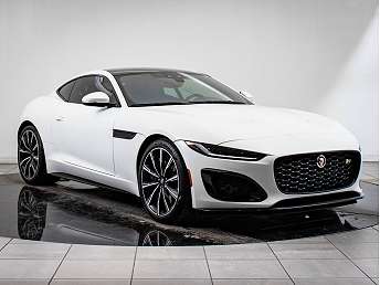 White Jaguar F-Type Coupe 2022