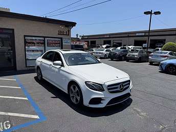 White Mercedes-Benz E-Class Sedan 2018